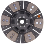 Picture of 13" Transmission Disc, 6 Pad, w/ 1-3/8" 12 Spline Hub - New