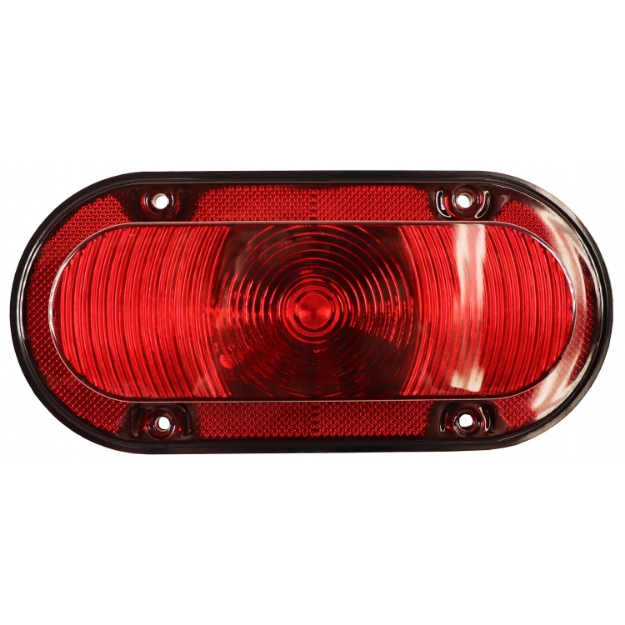 Picture of Red LED Oval Warning Tail Light, 720 Lumens