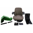 Picture of Sears Mid Back Seat for John Deere 30 Series, Brown Fabric w/ Air Suspension