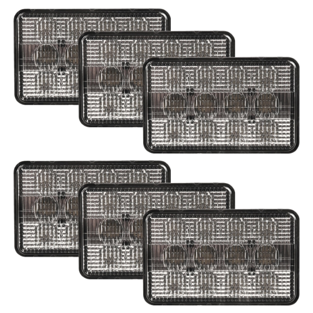 Picture of Complete Cab Roof Light Kit for Case IH Combines & Cotton Pickers (Pkg. of 6)