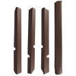Picture of EZ Post Kit, Brindle Brown Vinyl w/ Formed Plastic
