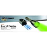Picture of Heavy Duty Green Tactical Rechargeable Flashlight w/ Battery, 3800 Lumens