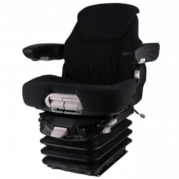 Picture of Grammer MSG95G/741 Mid Back Seat, Black & Gray Fabric w/ Air Suspension