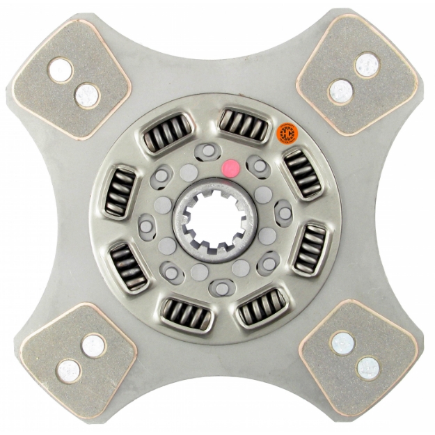 Picture of 14" Transmission Disc, 4 Pad, w/ 1-3/4" 10 Spline Hub - Reman