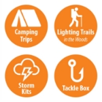 Picture of Heavy Duty Aluminum Rechargeable Flashlight w/ Battery, 1000 Lumens