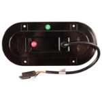 Picture of Red LED Oval Warning Tail Light, 720 Lumens