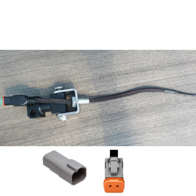 Picture of DT slim wire to DT  15". For use with hollow bolt LL0723. For LED-760 / LED-765 "Solid Mount" only .