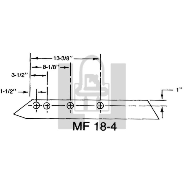 Picture of Plowshare to fit Massey Ferguson 18" 4 bolt.
