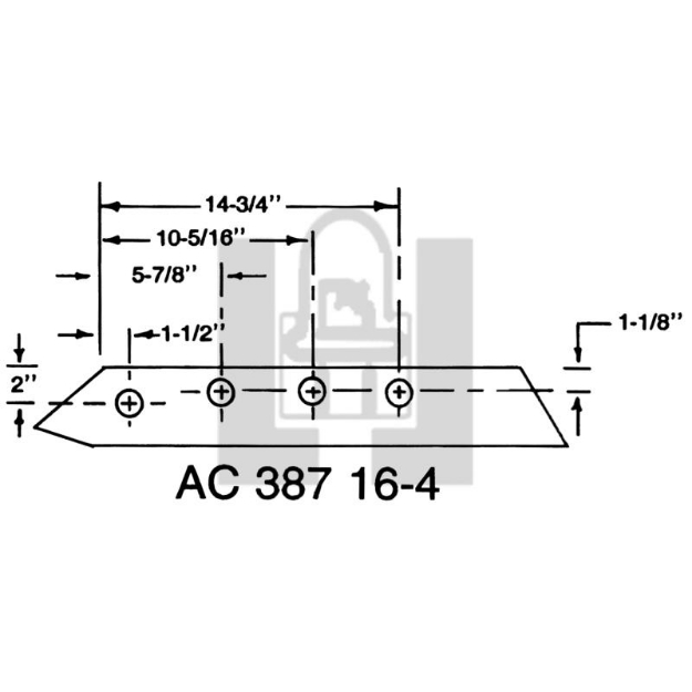 Picture of Plow Share, AGCO 387 Series 18"