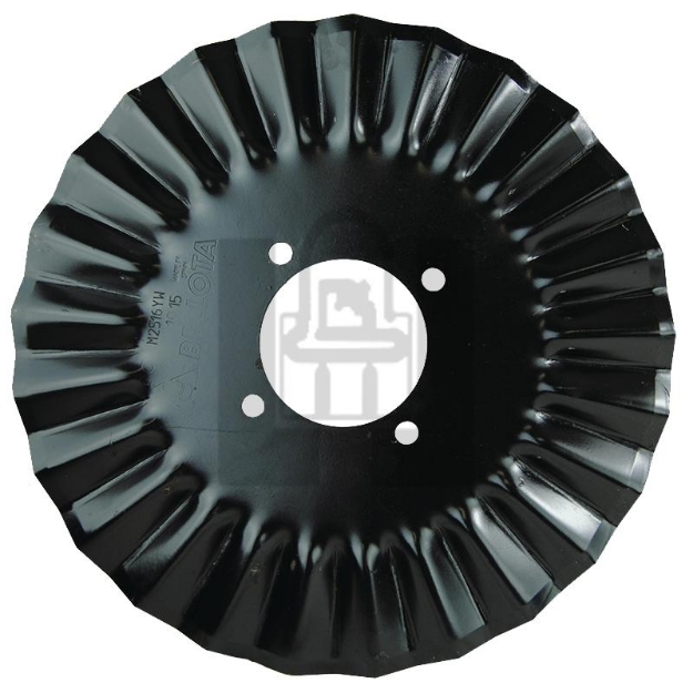 Picture of 16" 25 wave coulter to fit 4 bolt Yetter and others.