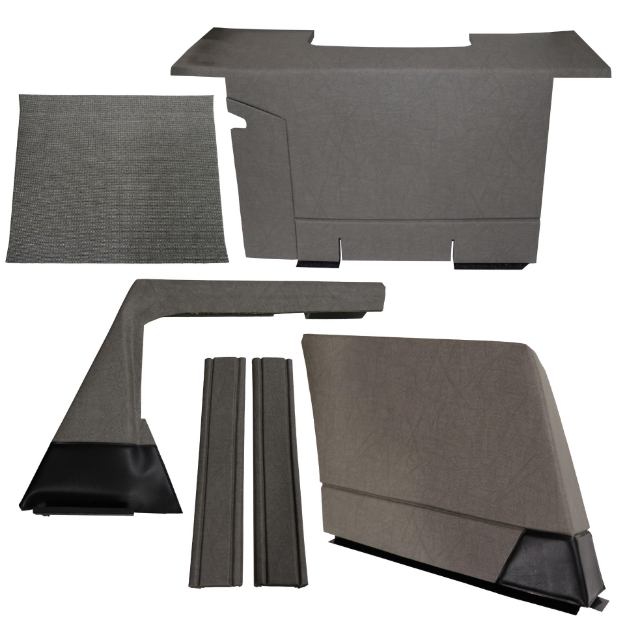 Picture of EZ Cab Kit, Berkshire Gray Vinyl w/ Formed Plastic & Post Covers