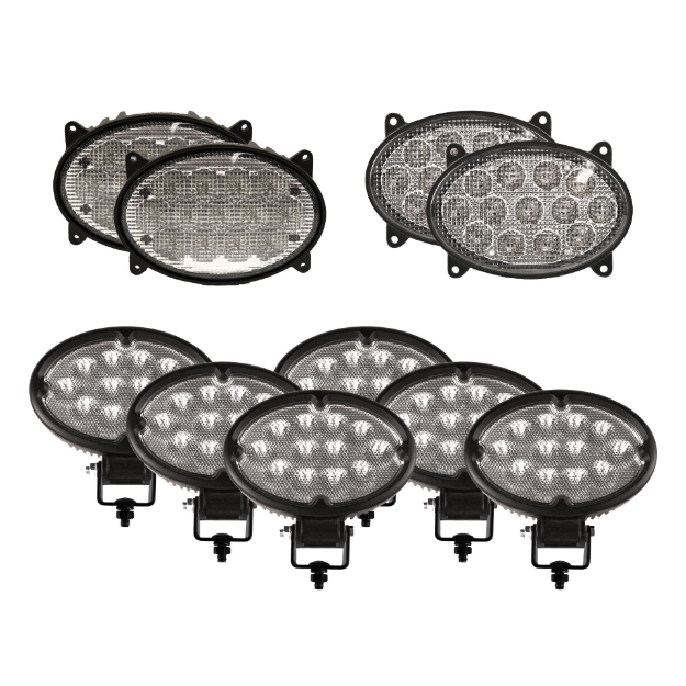 Picture of Complete Flood Beam LED Light Kit for John Deere 20 & 30 Series Tractors - (Pkg. of 10)