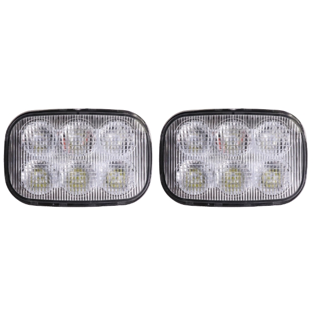 Picture of Industrial LED Headlight Set for Case New Holland Skid Steer, 2400 Lumens - (Pkg. of 2)