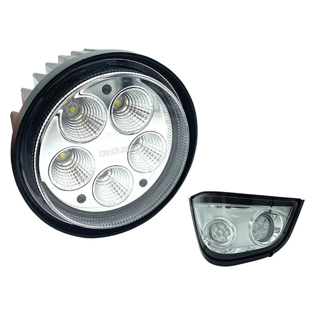 Picture of Tiger Lights LED Large Round Headlight Insert for John Deere R Series
