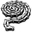 Picture of #40 Roller Chain 10' Roll