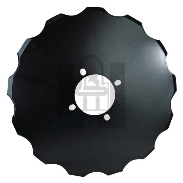 Picture of 17" notched coulter to fit 4 bolt Yetter, Oliver, White, DMI and others.