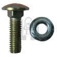 Picture of 3/8"X1-1/4" Carriage Bolt Nut