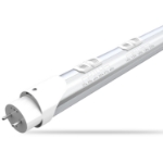 Picture of T8 LED Tube - up to 24W, 4ft, Milky or Clear lens - up to 2970 lumen. 2700 to 6500k. QTY 25 in a case.