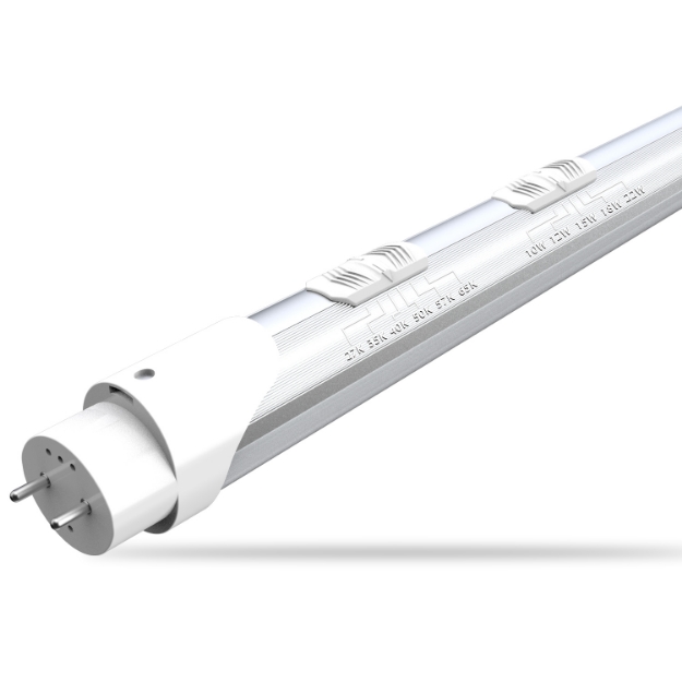 Picture of T8 LED Tube - up to 24W, 4ft, Milky or Clear lens - up to 2970 lumen. 2700 to 6500k. QTY 25 in a case.