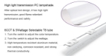 Picture of T8 LED Tube - up to 22W, 4ft, Milky or Clear lens - up to 2970 lumen. 2700 to 6500k. QTY 25 in a case.
