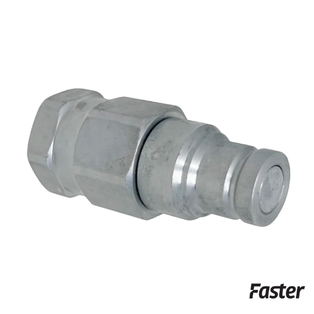 Picture of Faster Flat Face Hydraulic Breakaway Coupler, Male, Non-Spill, Genuine OEM Style, 3/8"