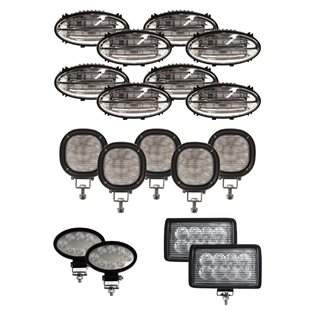 Picture of LED Flood Beam Light Kit for CIH Combines - (Pkg. of 17)