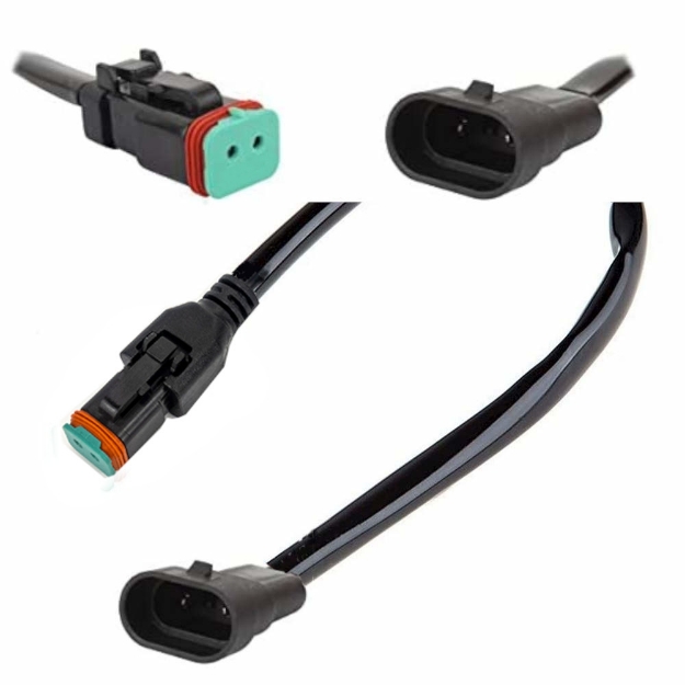 Picture of 2 pin Deutsch DT compatible to 9005, 15"