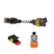 Picture of 2 pin Deutsch DT compatible to female Super Seal 15"  adapter cable