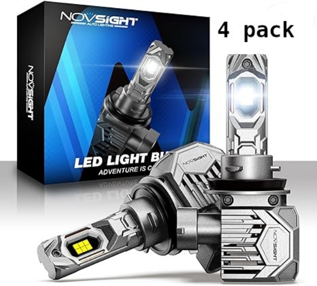 Picture of 4 x H11 LED Bulbs, NOVSIGHT brand