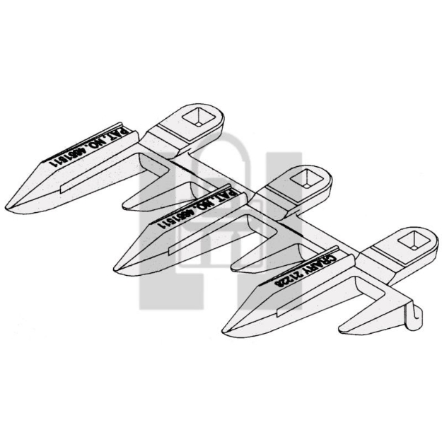 Picture of Gold Cut Guard, 3 Point JD