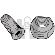 Picture of HCC 5/8"LONG BOLT & NUT 50pck