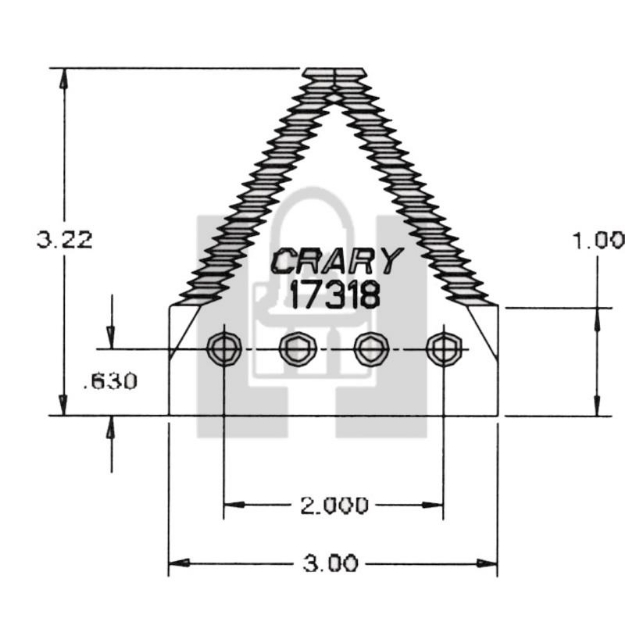 Picture of Crary Sickle section for Agco
