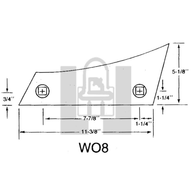 Picture of Shin for Oliver 625, 425 series, 14", 16", 18".