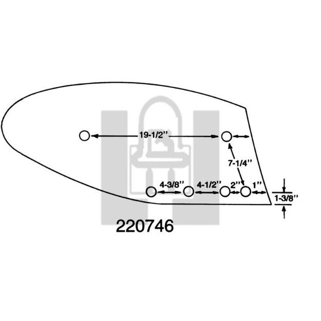 Picture of Moldboard to fit 18" Deep till (Highback