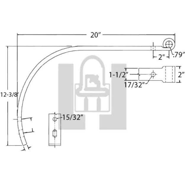 Picture of Shank To Fit IH Field Cultivators