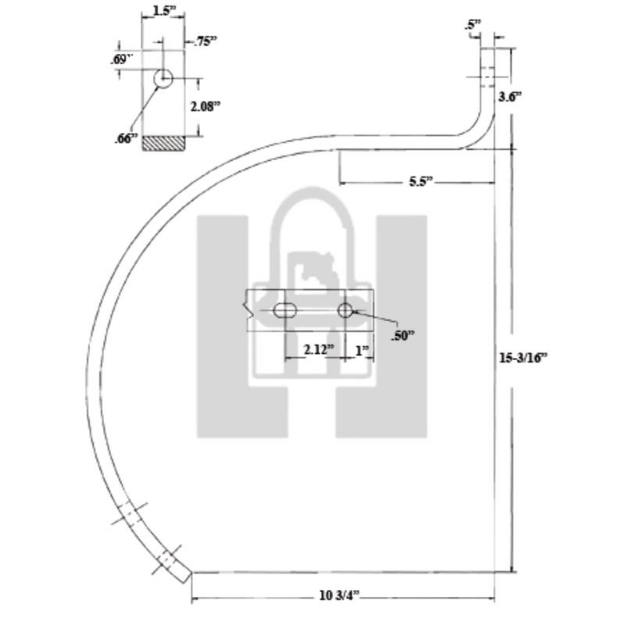 Picture of Shank To Fit Allis Chalmers Cultivators