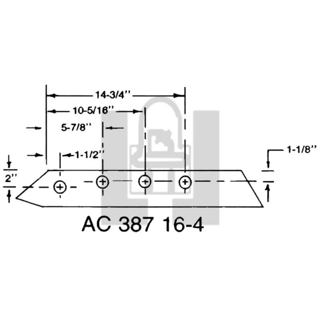 Picture of Plow Share, AGCO 387 Series 16"