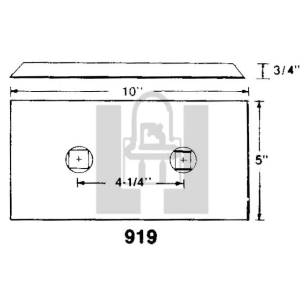 Picture of Landside Wear Pad For White