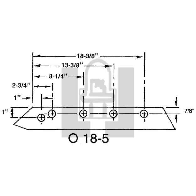 Picture of Plowshare to fit Oliver and White.  18" hardfaced.