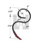 Picture of S-tine, 32 x 12 OptiFlex Tine