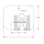 Picture of 3 PC Seat for IH
