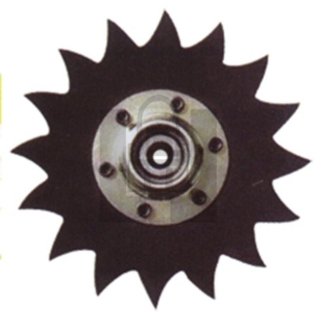 Picture of 8" notch disc with cap.LH