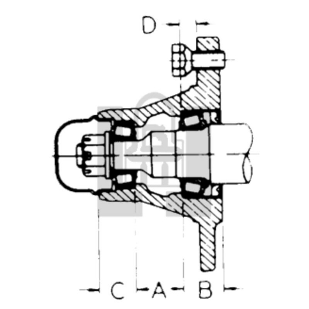 Picture of 4 BOLT AG HUB 280611