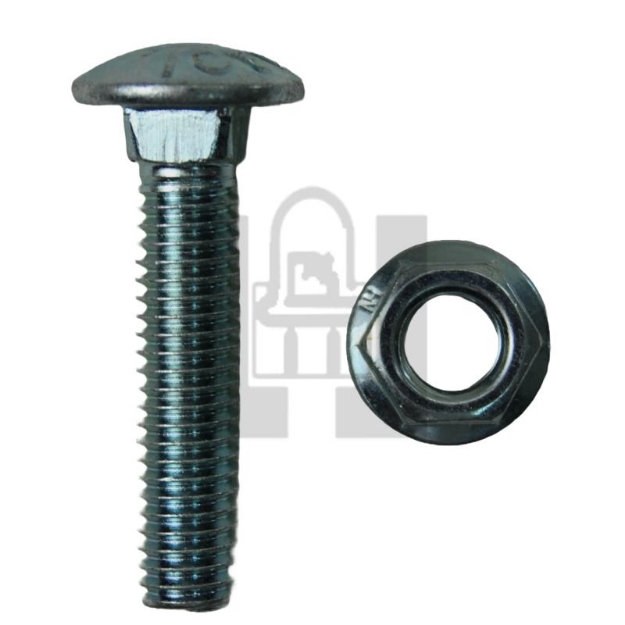 Picture of 3/8"X1-3/4" Carriage Bolt Nut